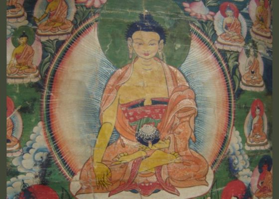 Tanka Tybetańska z XIX / XX w.