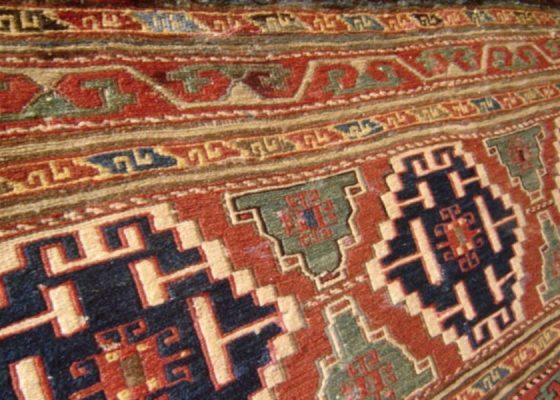 Kilim Sumak Szachsavan z połowy XIX w.