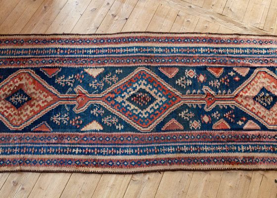 Galeria Persja: Kilim z prowincji Azerbejdżan, rękodzieło z Iranu, Styl vintage boho. Rękodzieło z Azji Centralnej.