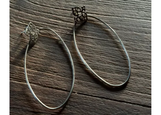 Srebrne kolczyki, Teheran, Iran - Galeria Persja