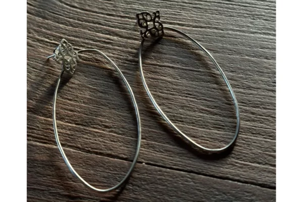 Srebrne kolczyki, Teheran, Iran - Galeria Persja