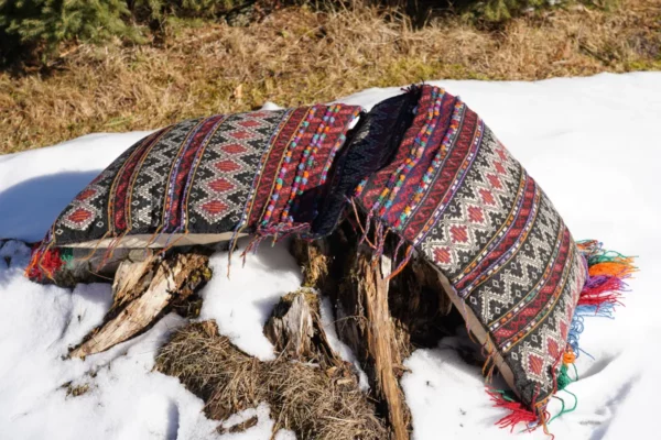 Kurdyjskie sakwy podróżne - poduchy tkane ręcznie