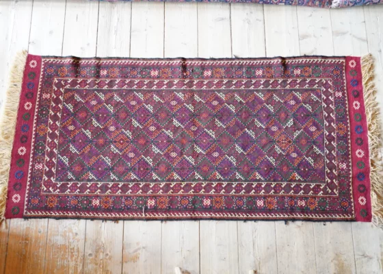 "Kurd" kilim tkany ręcznie i haftowany ręcznie - Galeria Persja